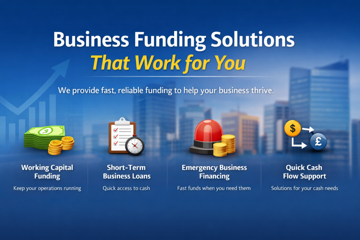 Business Funding Solutions that Works for you